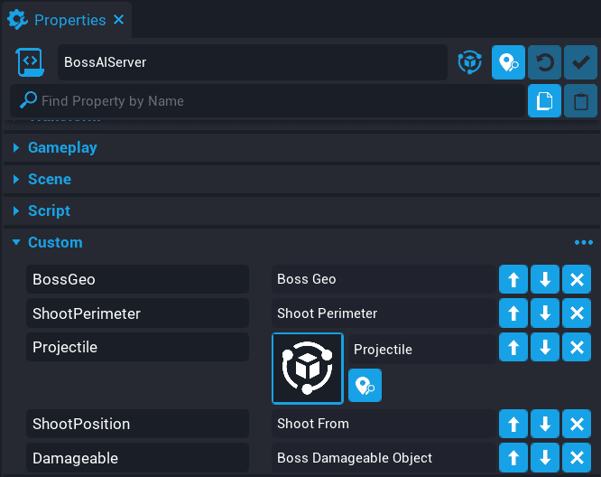 !Damageable Custom Property