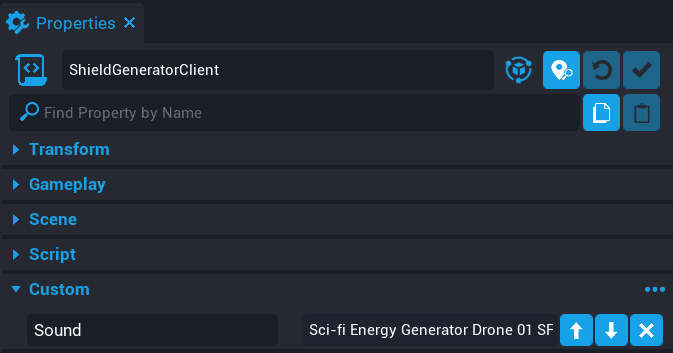 !Sound Custom Property