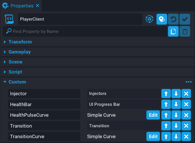 !TransitionCurve Custom Property