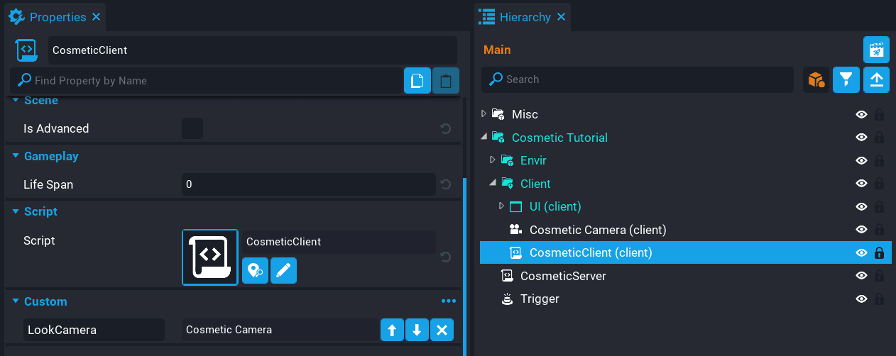 !Look Camera Property