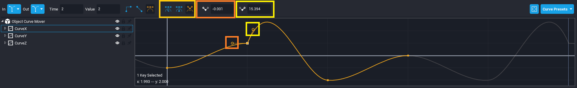 !User-Set Independent Tangent