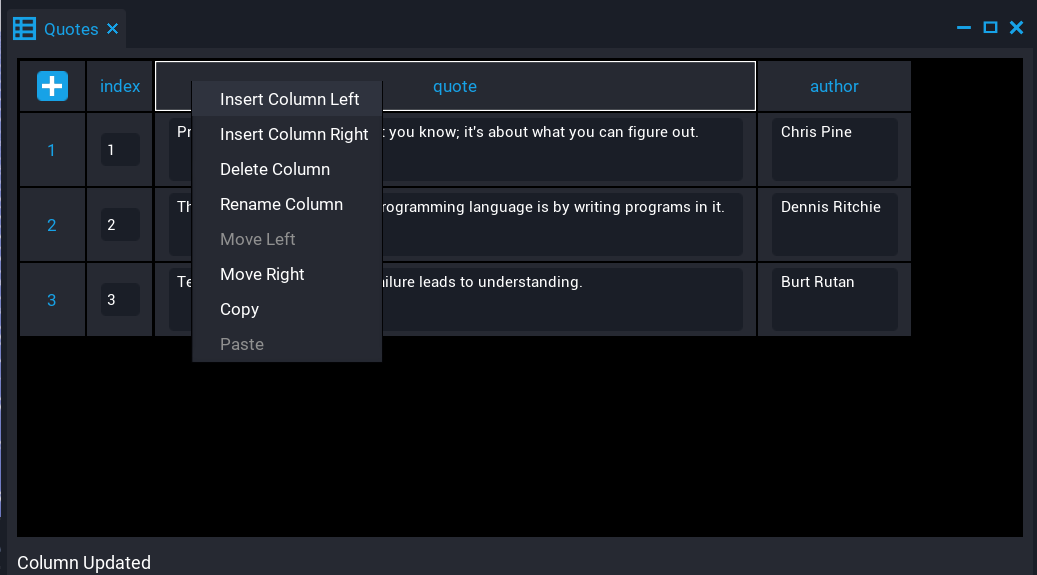 image_tooltip Insert Column