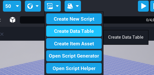!Create Menu