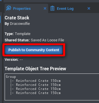 Or publish via the Properties window! Publish