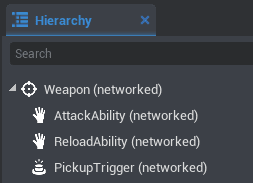 The very beginning of the weapon. Initial Hierarchy