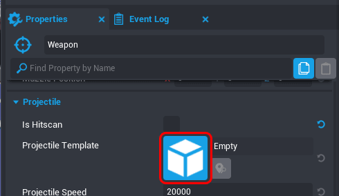 Place your projectile template here. Projectile Template
