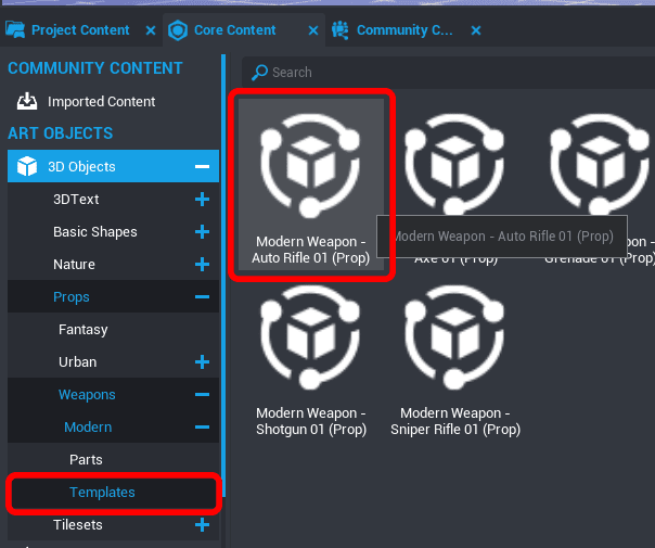 Layers and layers of options, dude. Basic Rifle