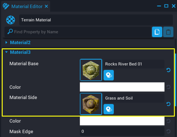 !Choose Riverbed Materials