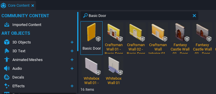 !Basic Door