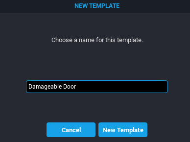 !Damageable Door Template