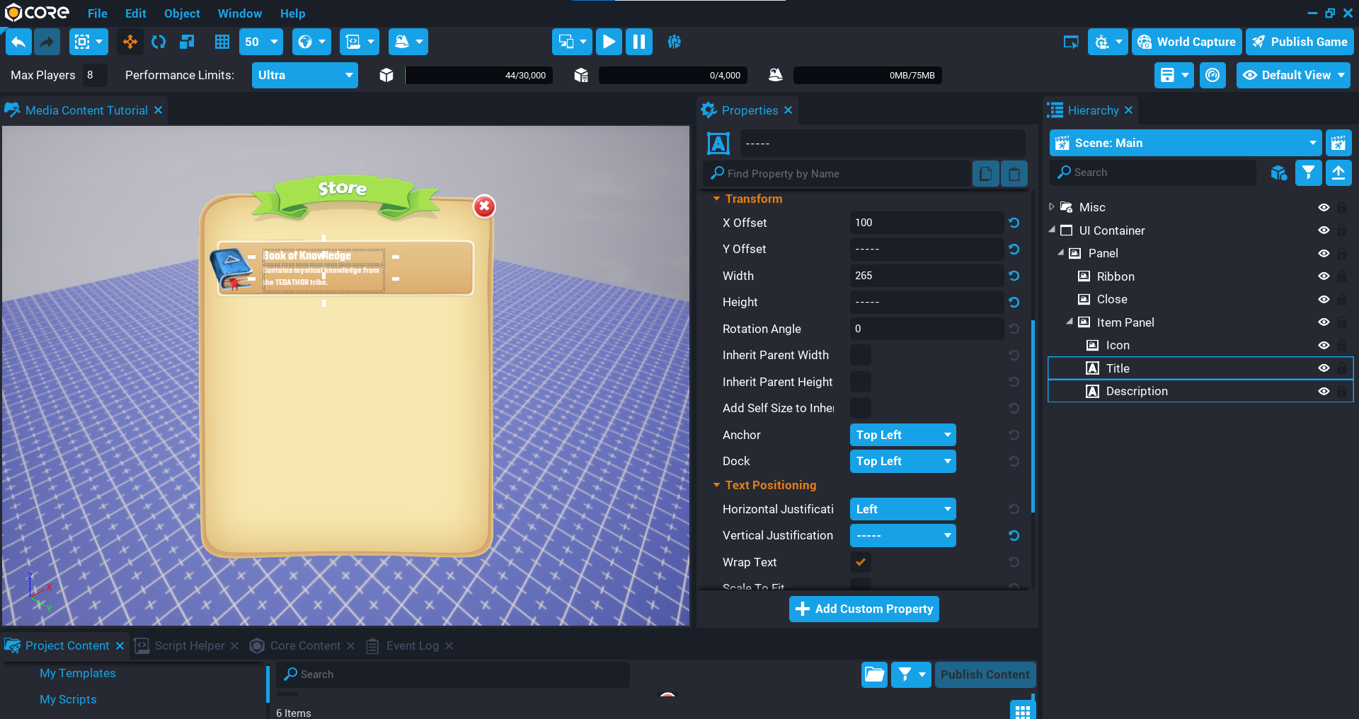 !Title and Description