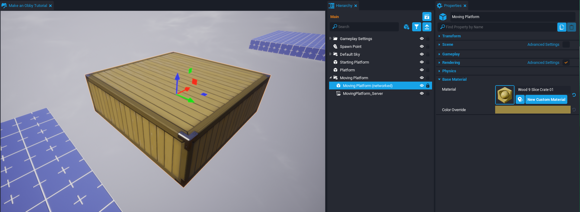 !Moving Platform Material