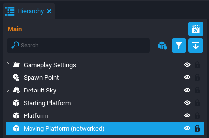 !Moving Platform Networked
