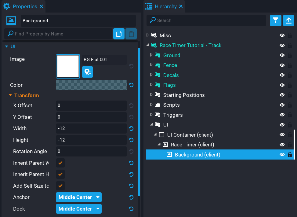 !Background Properties