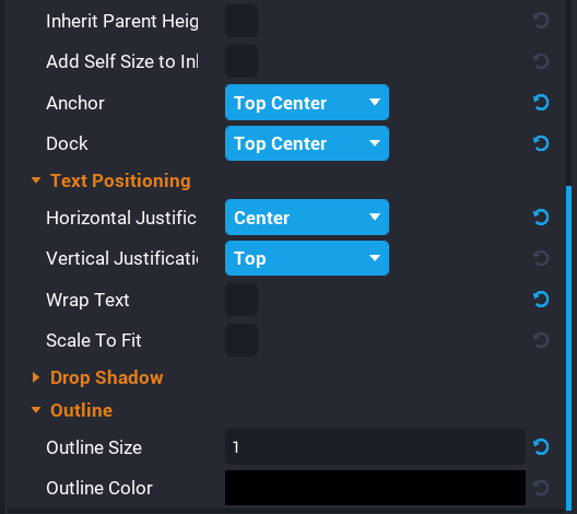 !UI Text Get Ready Properties