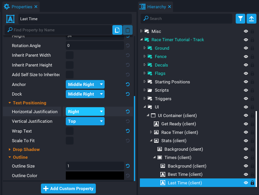 !Last Time Properties