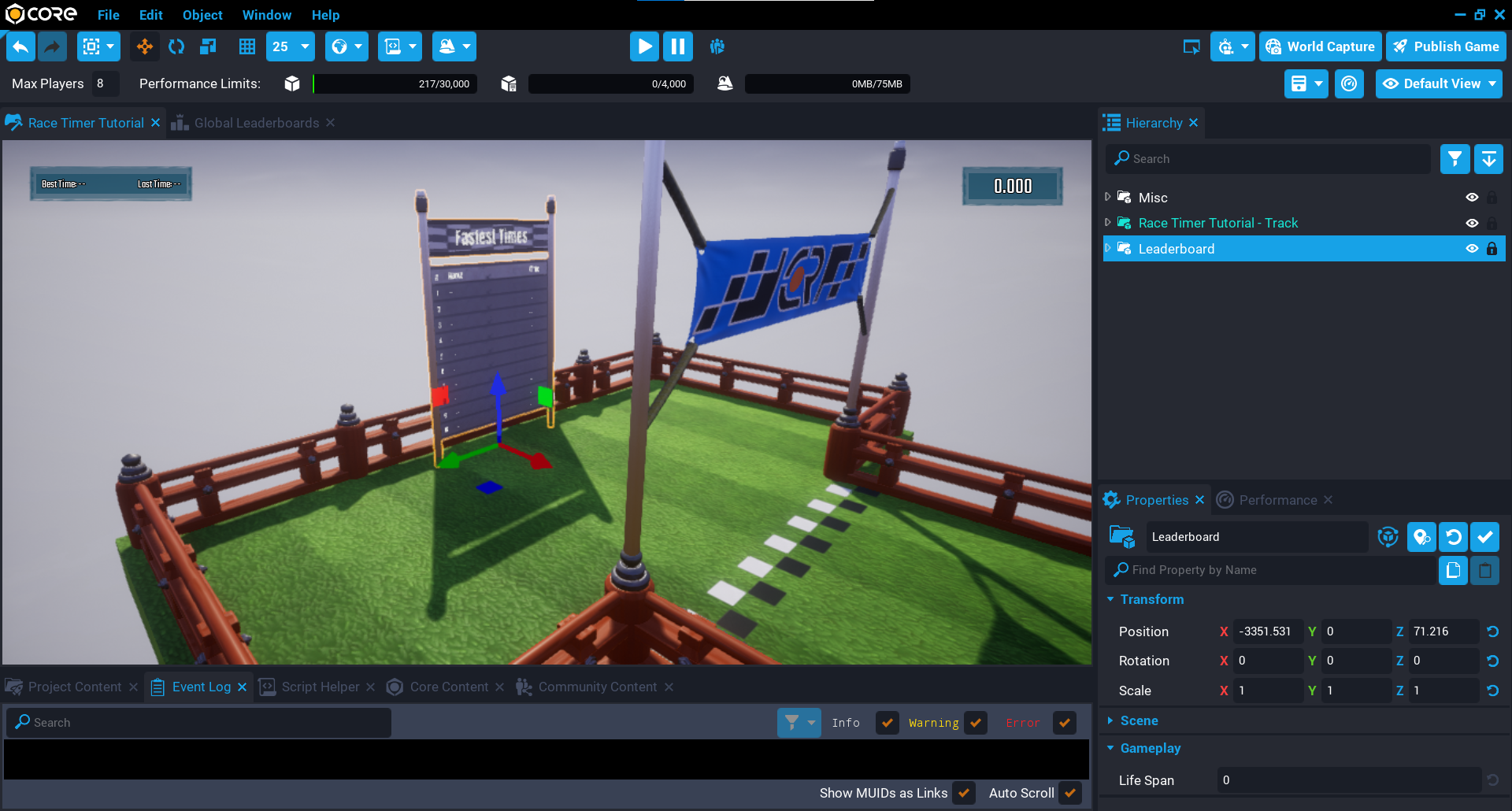 !Last Time Properties