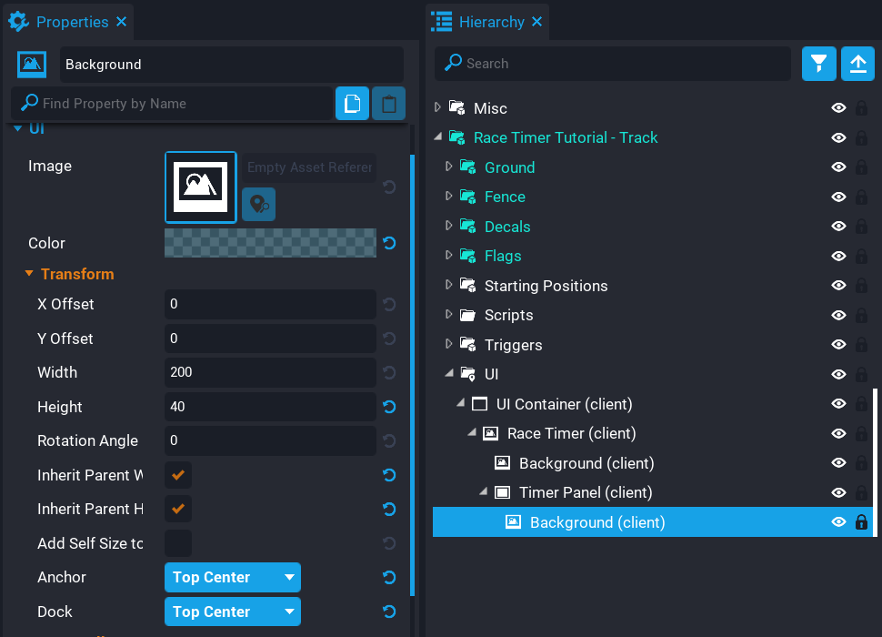!Background Properties