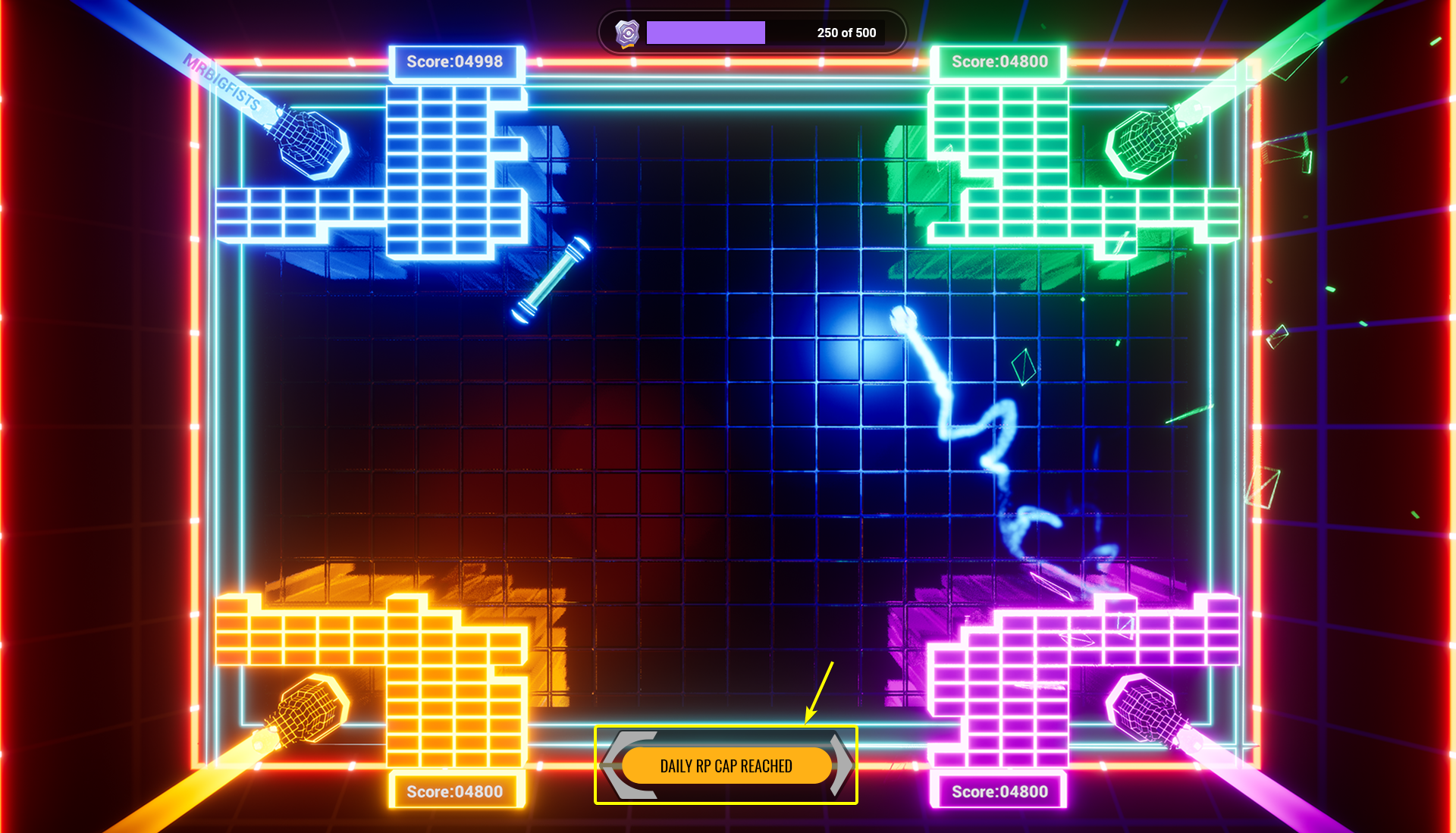 !RP Daily Cap Notification