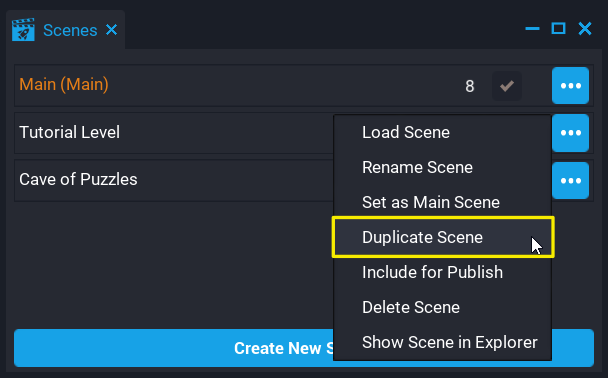 !Duplicate a Scene